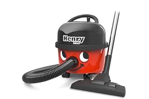 Numatic HVR200A Henry - High Efficiency Motor Canister Vacuum Cleaner- 9L Capacity with AS1 Professional Accessory Set (Red)