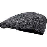 STARANCE Men Hat Wool Blend Newsboy Ivy Tweed Flat Cap