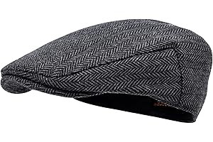 STARANCE Men Hat Wool Blend Newsboy Ivy Tweed Flat Cap