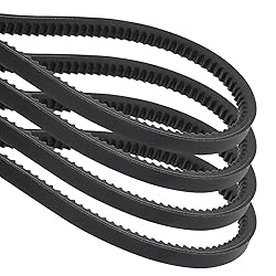 uxcell 4Pcs AX69 EPDM V-Belt, Raw Edge Cogged