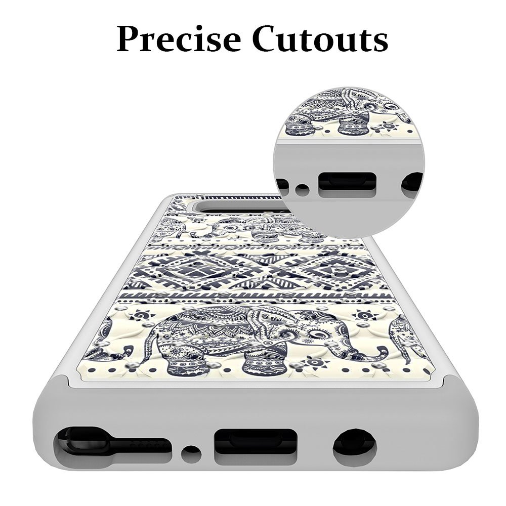 Note 8 Case, Galaxy Note 8 Case, MagicSky [Shock Absorption] Studded Rhinestone Bling Hybrid Dual Layer Armor Defender Protective Case Cover for Samsung Galaxy Note 8 (Elephant)