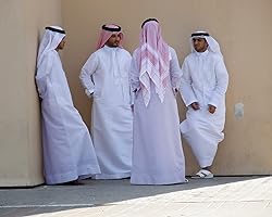 HOMELEX Men's Muslim Clothes Thobe Middle East