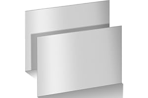 Yaocom 2 Pcs 16 Gauge Mild Metal Steel Sheet Plate Weldable Carbon Cold Panels Square Rolled for Outside Industrial DIY Projects Accessories,Easy Formability Smooth Surface, Easy to Weld (12 x 9 Inch)