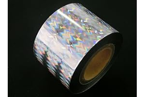 GLEAM FOIL DIY Hot Stamping Holographic for Lures and Metal jigs only (Stripe HPT-207) 1.37 inch x 164 feet (35mm x 50M) Murata Kimpaku Co., Ltd.