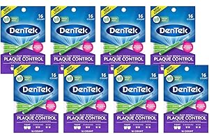 DenTek Easy Brush Fresh Mint Extra Tight Interdental Cleaners 16 Count (Pack of 8)