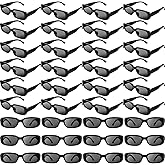 Mixweer 36 Pcs Rectangle Sunglasses Bulk Retro Glasses 90s Vintage Women Trendy Sunglasses Party Favors for Men Adult