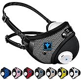 RZ Mask RZM3 - Patented Dust Mask w/ 99.9% Carbon Filtration, Anti Fogging, 360&deg; Seal with 3 Straps, 50% Better Breathability