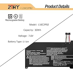 ZTHY L16C2PB2 Battery Replacement for Lenovo
