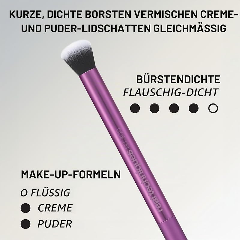 Everyday Essentials + Make-up-Schwamm-Set, Make-up-Pinsel und Make-up-Mixer-Schwamm, für Foundation, Rouge, Bronzer, Lidschatten und Puder, 5-teiliges Set