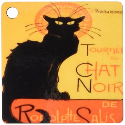 3drose Le Chat Noir Publicidad Art Nouveau Gato Negro