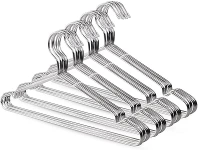 Juning perchas ropa metal 40 Unidades Antideslizantes Ahorro de Espacio