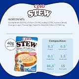 INABA Ciao Stew Chicken with Scallop Wet Cat Food 12 Packs 480g view 6