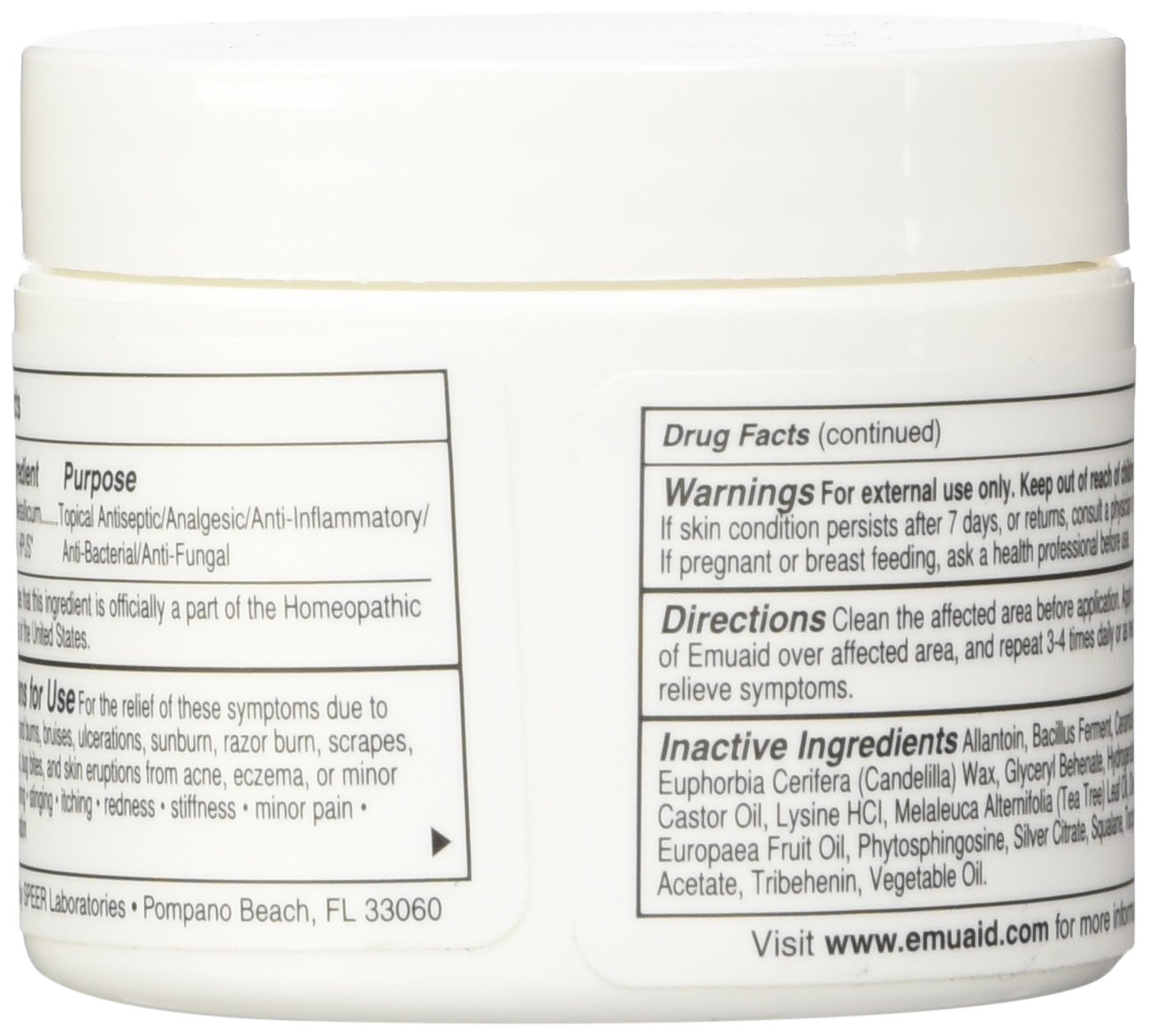 Bedsore Treatment Emuaid for Bedsores 2 fl oz./59ml Buy Online in UAE. Beauty Products in