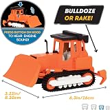 Driven by Battat 7-Inch Bulldozer Toy with Lights & Sounds view 3