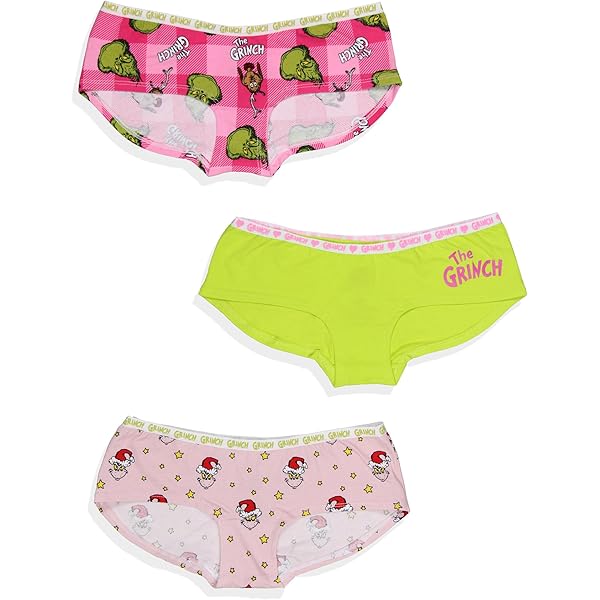 MJC Womens Dr. Seuss Grinning Grinch Green Hipster Panty (Small) at Amazon Women's Clothing store MJC Womens Dr. Seuss Grinning Grinch Green Hipster Panty (Small) at Amazon Women's Clothing store