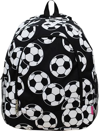 Soccer print backpack Clearance
