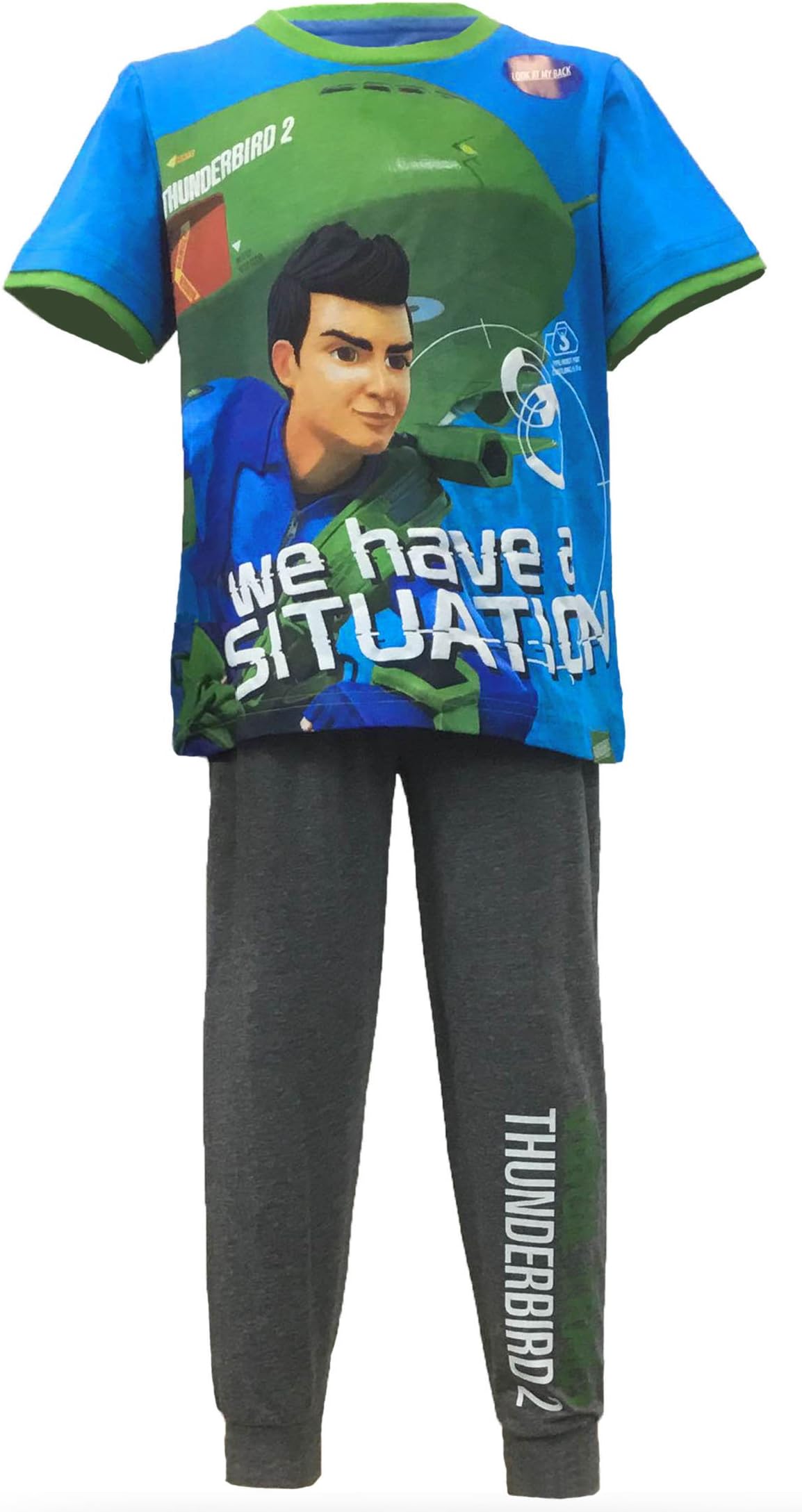 Jujak Thunderbirds Pyjamas Short Boys Blue