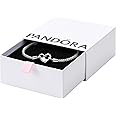 PANDORA Moments Studded Chain Bracelet - Compatible Moments Charms - Gift for Her - Sterling Silver - With Gift Box