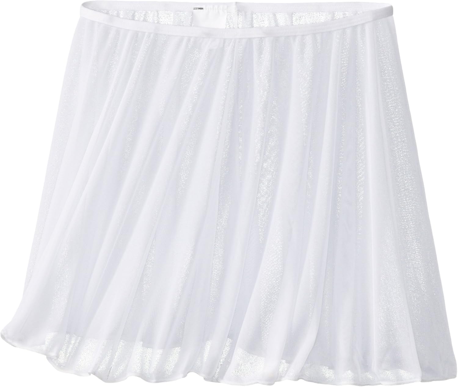 Little Girls Chiffon Ruffle Pull On Wavy Dance Ballet Skirt Dancwear Costumes: Clothing