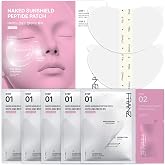 FRANZ Invisible UV Sun Patches for Face, UPF 50+ Golf (Large, 5 Pairs) | 0.013mm clear peptide film with hyaluronic acid &amp; glutathione; UPF 50+ spot coverage for golf, pickleball, tennis &amp; outdoor
