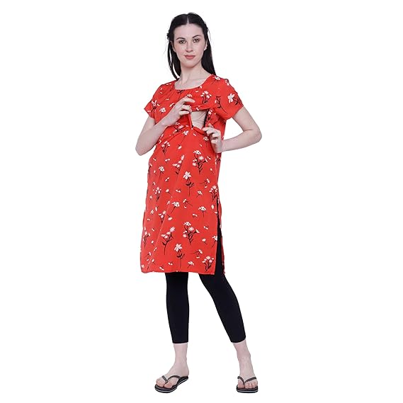 Women Feeding/Maternity Wear Kurti (Feed-64-Multicolor)