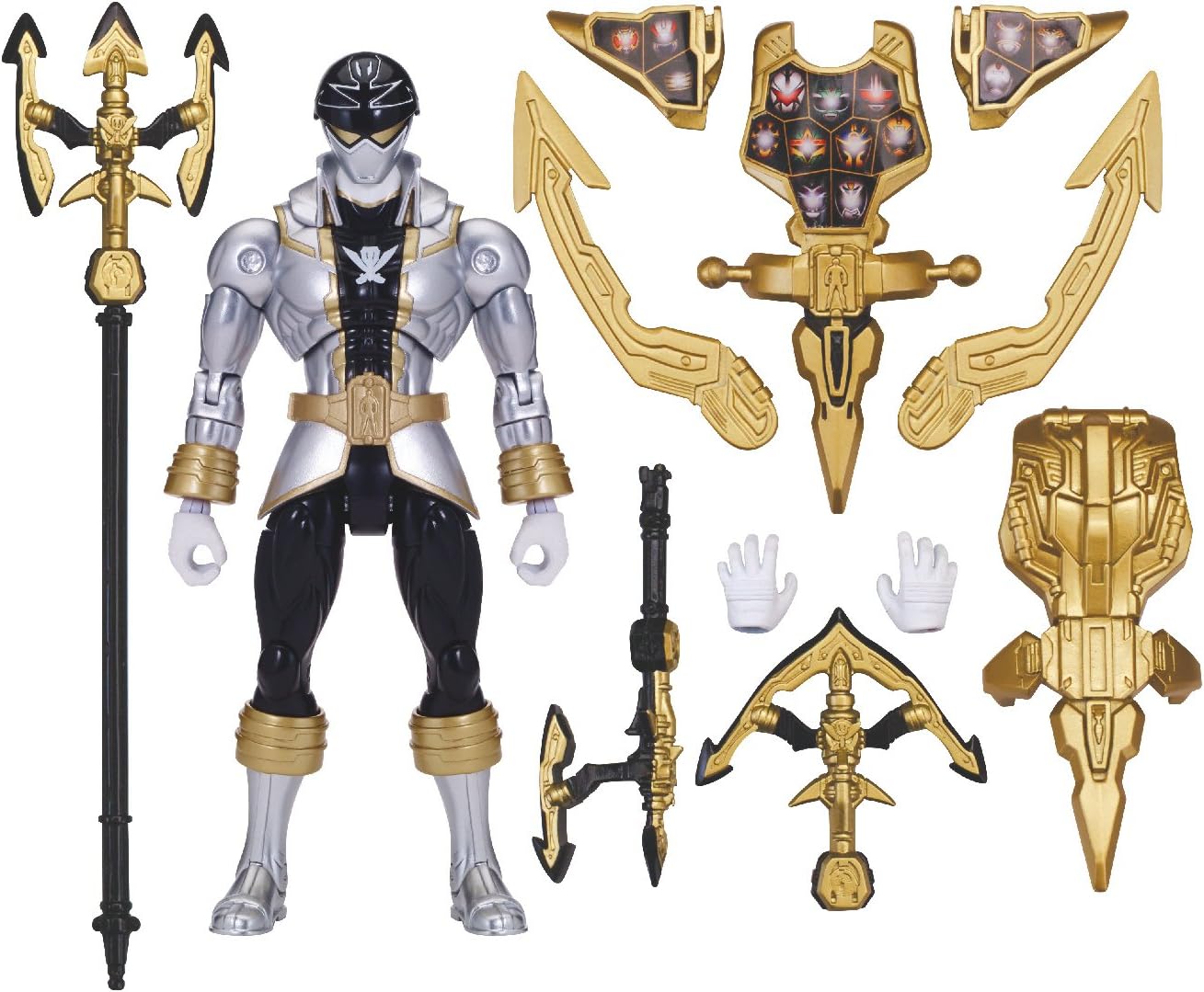 power rangers in space silver ranger action figure