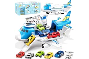 VESIHOLO Airplane Toy, Airplane Toys for 3 Years Old, Airplane for Toddlers, Toys for 3+ Year Old Boys, Toy Airplane for Boys Age 4-7, 3+ 4 5, Aeroplane Toy, Plane Toy for Birthday, Chritmas Gift