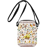 G2TUP Cartoon Lion Crossbody Bag Animated Lion Gifts Timon & Pumbaa Gift Magical Kingdom Shoulder Bag