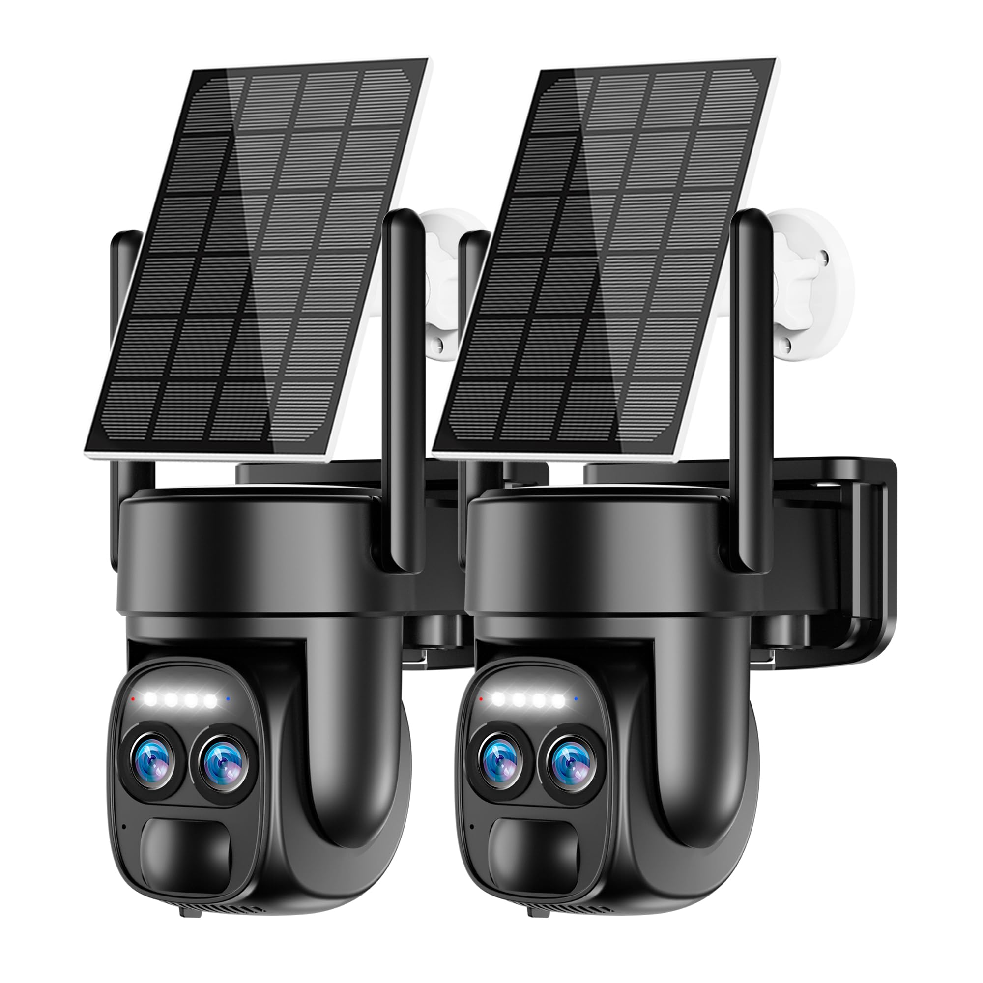 IeGeek Wireless Outdoor Solar Security Camera – 360° PTZ, 2K, WiFi, Battery Powered, Alexa Compatible