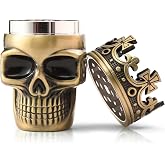 Skull Grinder - Spice Kitchen Grinder Gift, 1.7 Inch