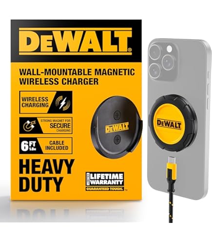 Amazon.com: DEWALT Heavy Duty Magnetic Power Bank 5,000mAh, Rugged