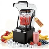Nalison Professional Commercial Quiet Blender Soundproof Shield ，70 Oz Quiet Professional Blender 1800W Commercial Blenders for Smoothies, Noise Reduction blending for Family and Business (Model: G3)