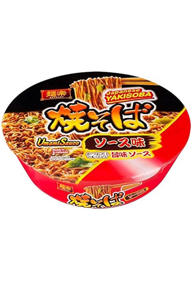 Amazon.com : Hikari Menraku Yakisoba Soy Sauce 4.1oz(118g