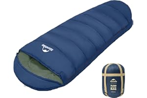 Naturehike Mummy Backpacking Sleeping Bag for Cold Weather, Winter Camping Sleeping Bag for Adults, Cotton Comfortable Sleepi
