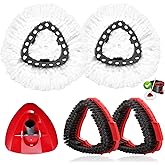 2 Pack Spin Mop Replacement Heads Mops Refills Compatible with Vileda Moppe Replace Head Safe for Cleaning All Hard-surfaced 