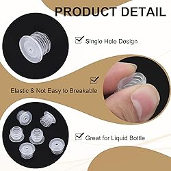 PATIKIL Bottle Adapter 0.43"/11mm, 25 Pcs Press in