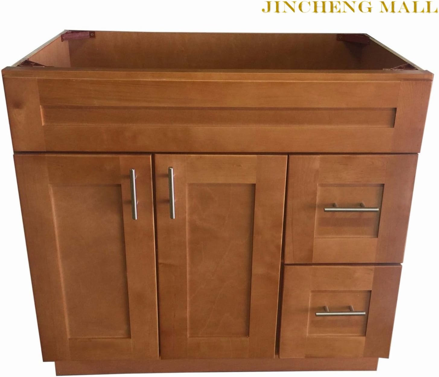 36 W X 21 D New Maple Shaker Single Sink Bathroom Vanity Base Cabinet Suit Any Bathroom Style Amazon Com