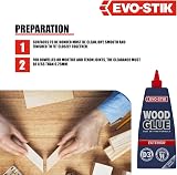 Evo-Stik Exterior Wood Glue 500ml D3 Weatherproof Fast Setting Clear Dry view 6