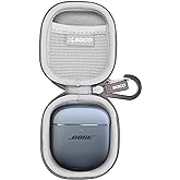 RLSOCO Hard Case for Bose New QuietComfort Ultra(2nd Gen)/QuietComfort Ultra/QuietComfort Earbuds II/Earbuds 2 Wireless Noise Cancelling Earbuds (Grey)