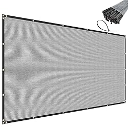 SunnyRoyal 8' x 48' Grey Privacy Fence Screen Heavy
