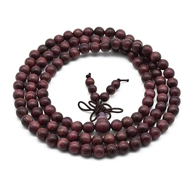 Amazon 天然木精工パープルハート 女性用男性用数珠 木製 仏具