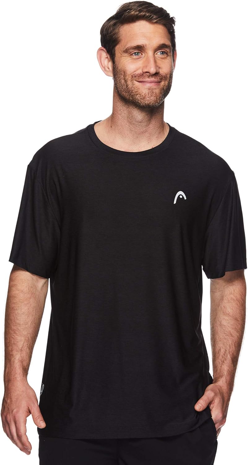 HEAD Men's Ultra Hypertek Crewneck Gym Training & Workout TShirt