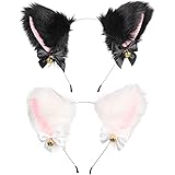 Happylifehere Pince A Cheveux Avec Oreilles De Chat Noir Avec Cloche Amazon Ca Beaute