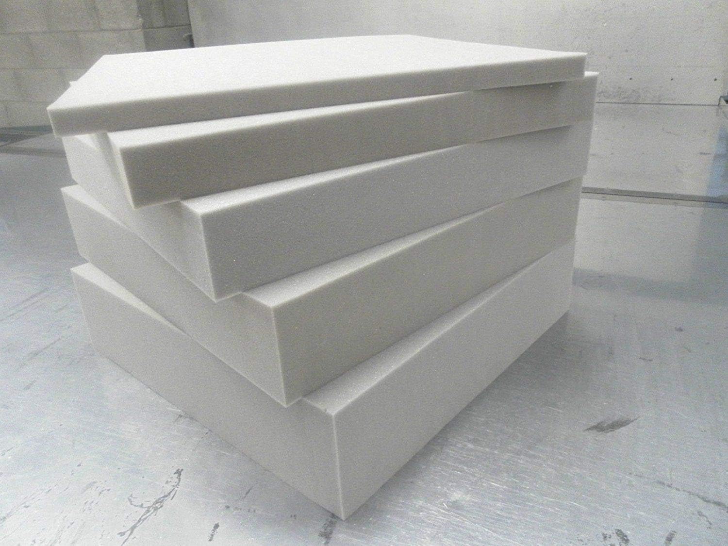 Upholstery foam cut to any size - foam cushions seat pads high density foam @ TOPSTYLE BEDDING (Upholstery foam Thickness 4" inch, 28" X 30")