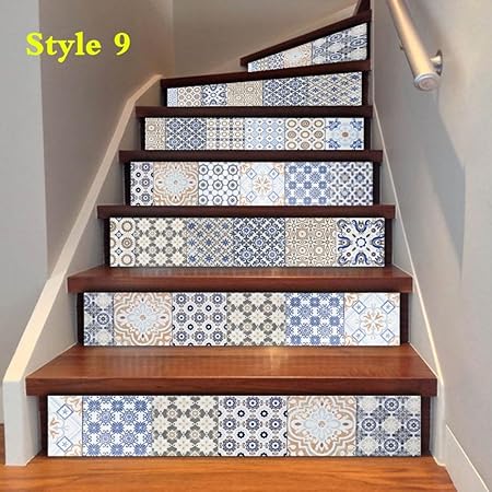 Arabian Style Kkylovej Simulation Ceramic Tiles 3d Stairs Stickers