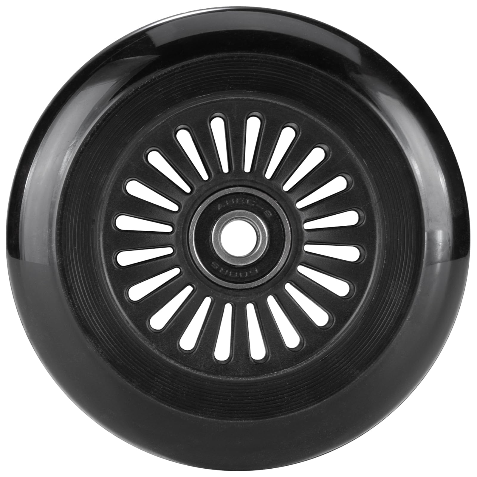 AOWESM Easy Roller Replacement Wheels w/Bearings ABEC-9 for Ez Rollers Classic Drifter Junior New Twist On A Classic Scooters - Set of 3 (Black)