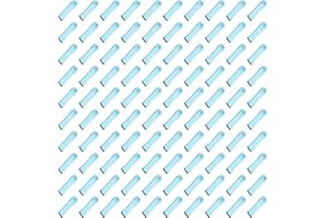 YIPINER 100 Pieces Ear Cleaner Tips, Ear Cleaner Replacement Tips, Ear Spoon Tips, Silicone Soft Cleaning Reuse Cap for Ear Wax Removal Tool Accessories (Blue)