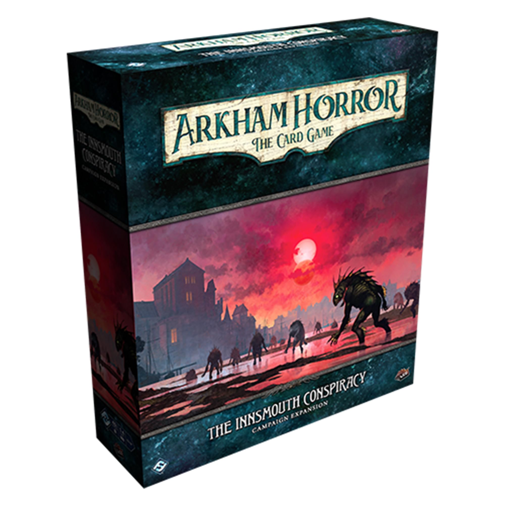 Photo 1 of Asmodee Arkham Horror The Card Game The Innsmouth Conspiracy Campaign Expansion - Exciting Flashback Mechanics, Cooperative LCG, Ages 14+, 1-4 Players, 1-2 Hr Playtime
