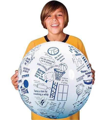 Boule Anti-Colère S&S - Jeu De Communication 61 Cm Pour Gestion Des Émotions - Questions Et Citations Positives