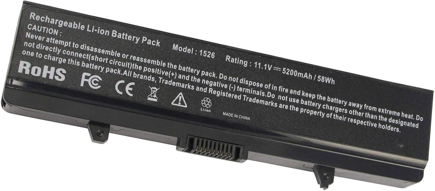 ASUNCELL 11.1V/5200mAh Replacement Laptop Battery for Dell Inspiron 1525 1526 1545 1546 14 1440 17 1750